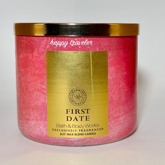 FIRST DATE 3 Wick Candle - Picture 1 of 5